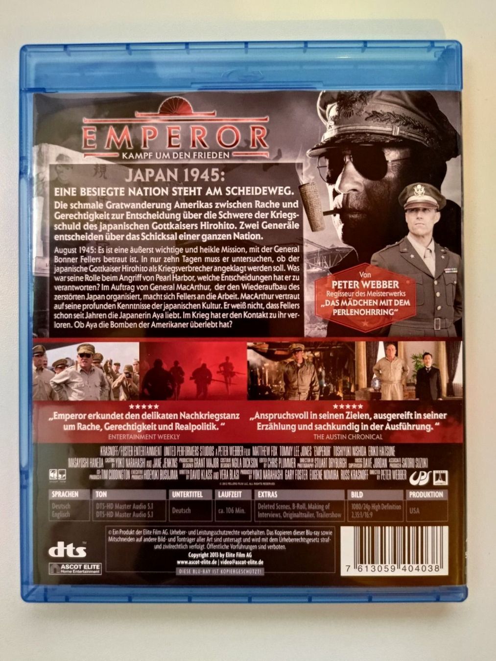 Tutti i DVDs: Emperor - Kampf um den Frieden – Usato da Liestal venduto da Kratzilla 2