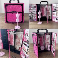 TOP 🩷 BARBIE Kleiderschrank Barbie Koffer Garderobe