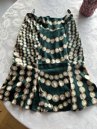 Roberto Cavalli Seidenrock, Gr. 40, Grün, Top Zustand