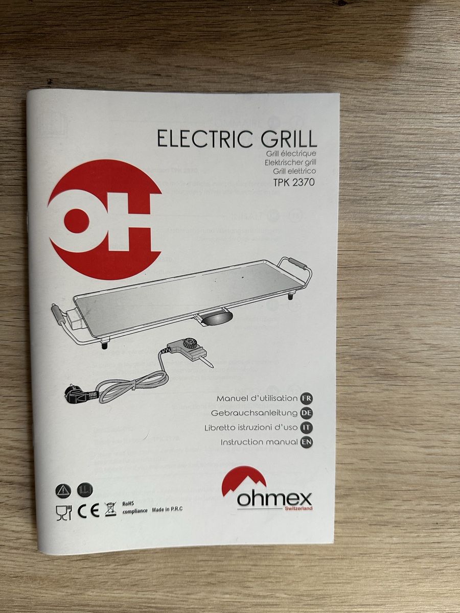 Griglie: Electric Grill Ohmex – Nuovo (secondo la descrizione) da Oberglatt ZH venduto da Jahudka 2
