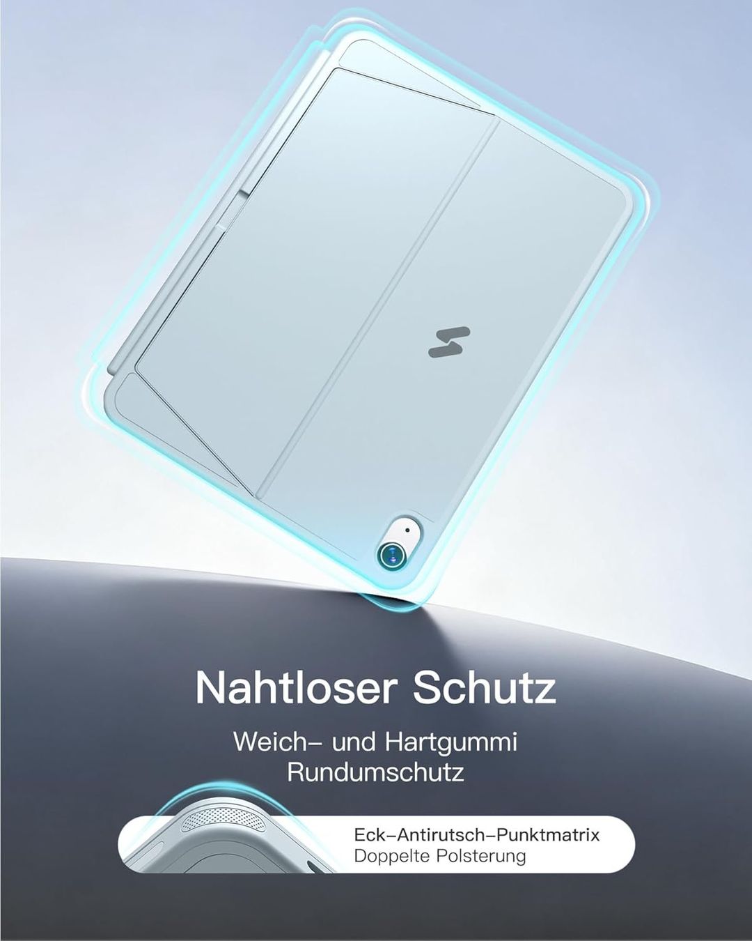 Tastaturen: iPad Tastatur Hülle QWERTZ Touchpad – Neu und originalverpackt aus Suhr von TradeMasters 3