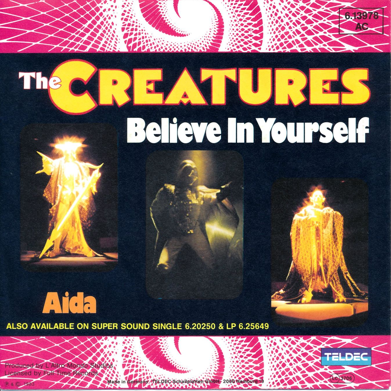 Dischi in vinile: CREATURES - BELIEVE IN YOURSELF (7'' Vinyl Single NM) – Usato da Hedingen venduto da Studers