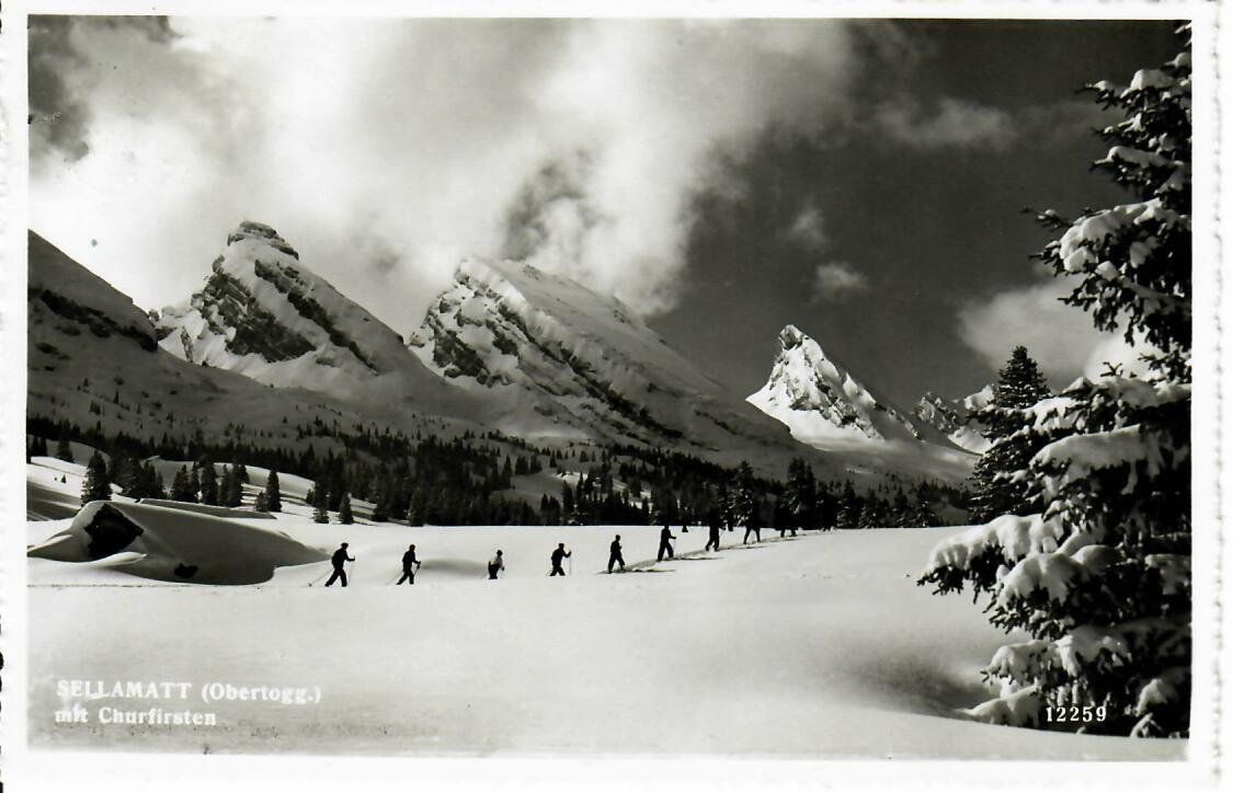 Cartoline postali: Sellamatt - Skiwanderung – Usato da Hochdorf venduto da Ziegel-16