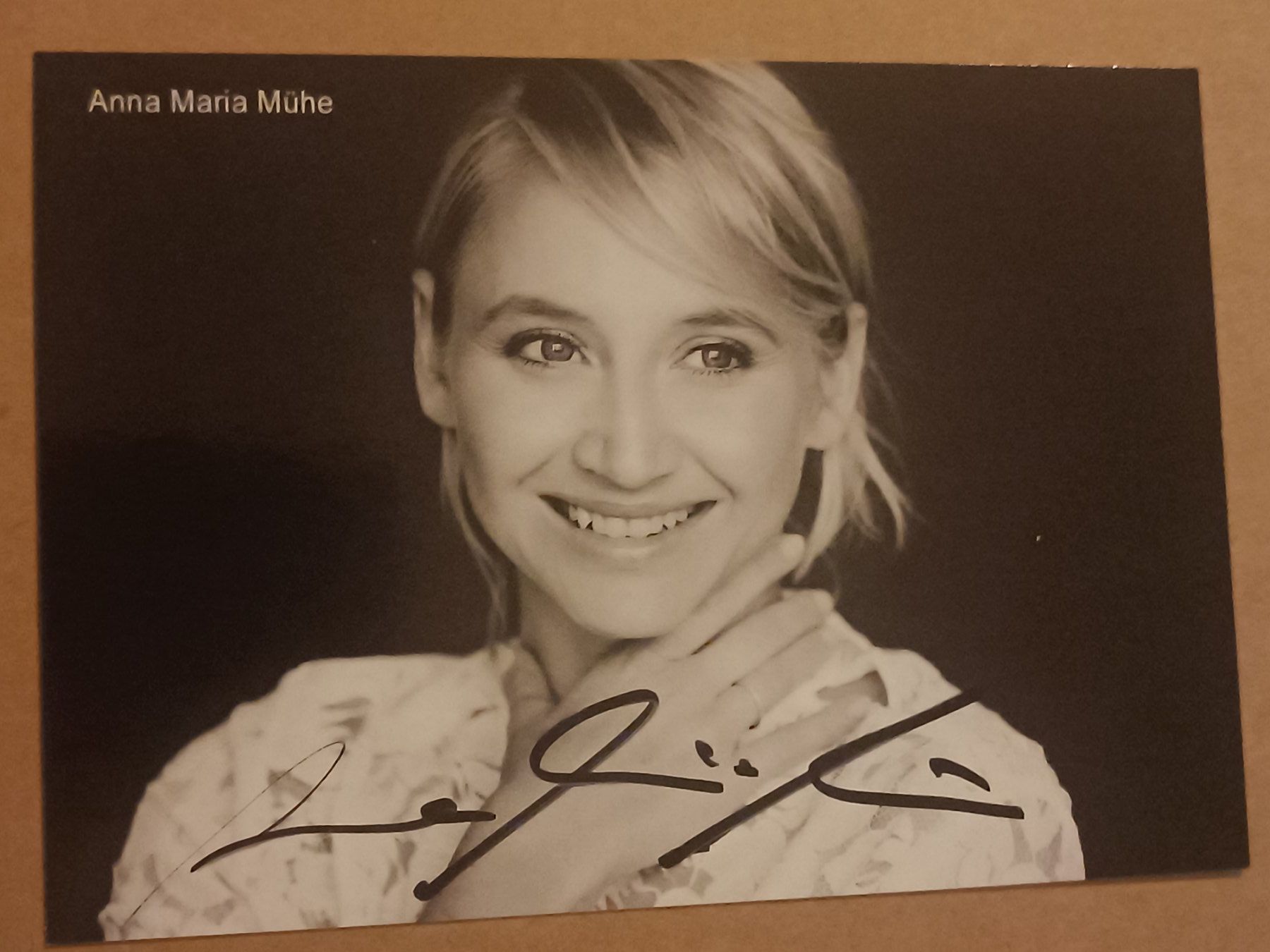 Autografi: Anna Maria Mühe - handsigniert – Usato da Menziken venduto da Artographs