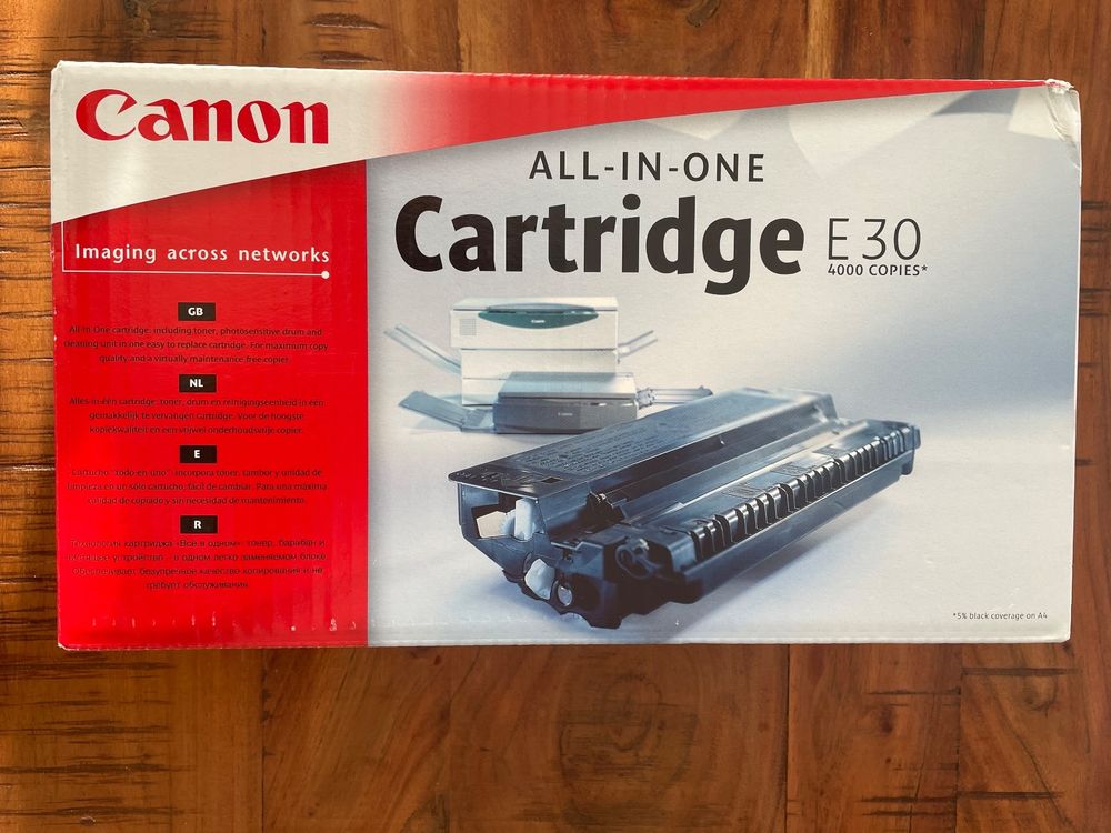 Toner Noir Compatible Canon E30 – 5000 Pages – Pour FC 230 300 310 330 333 336 530 540