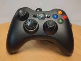 Manette Xbox 360 filaire noire TBE-