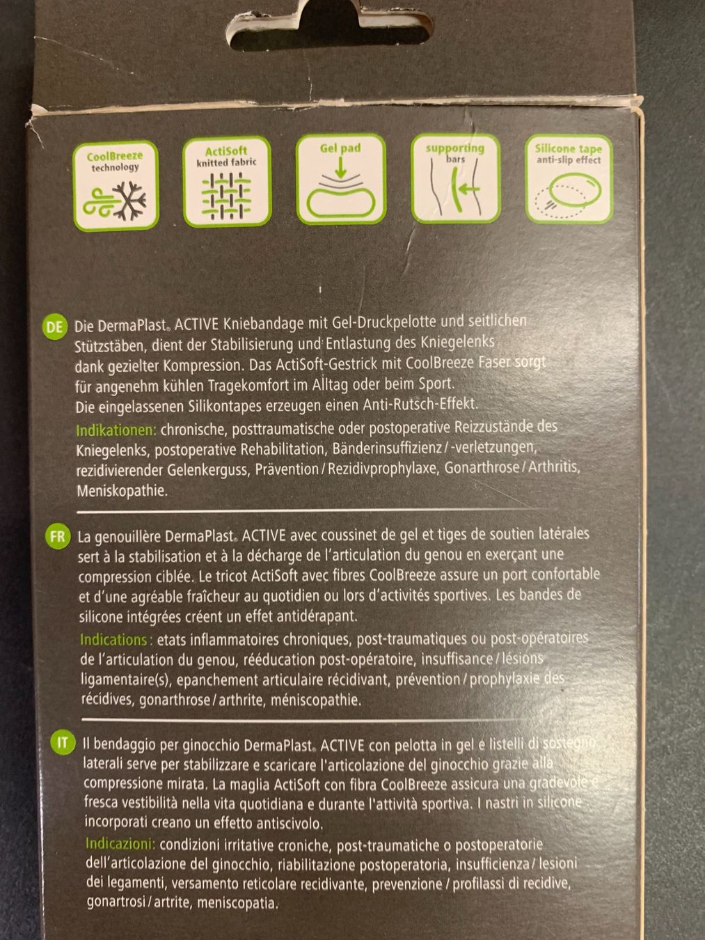 Hartmann Attrezzature mediche: DermoPlast Aktive Knieschoner – Nuovo (secondo la descrizione) da Neu St. Johann venduto da joebartli 8