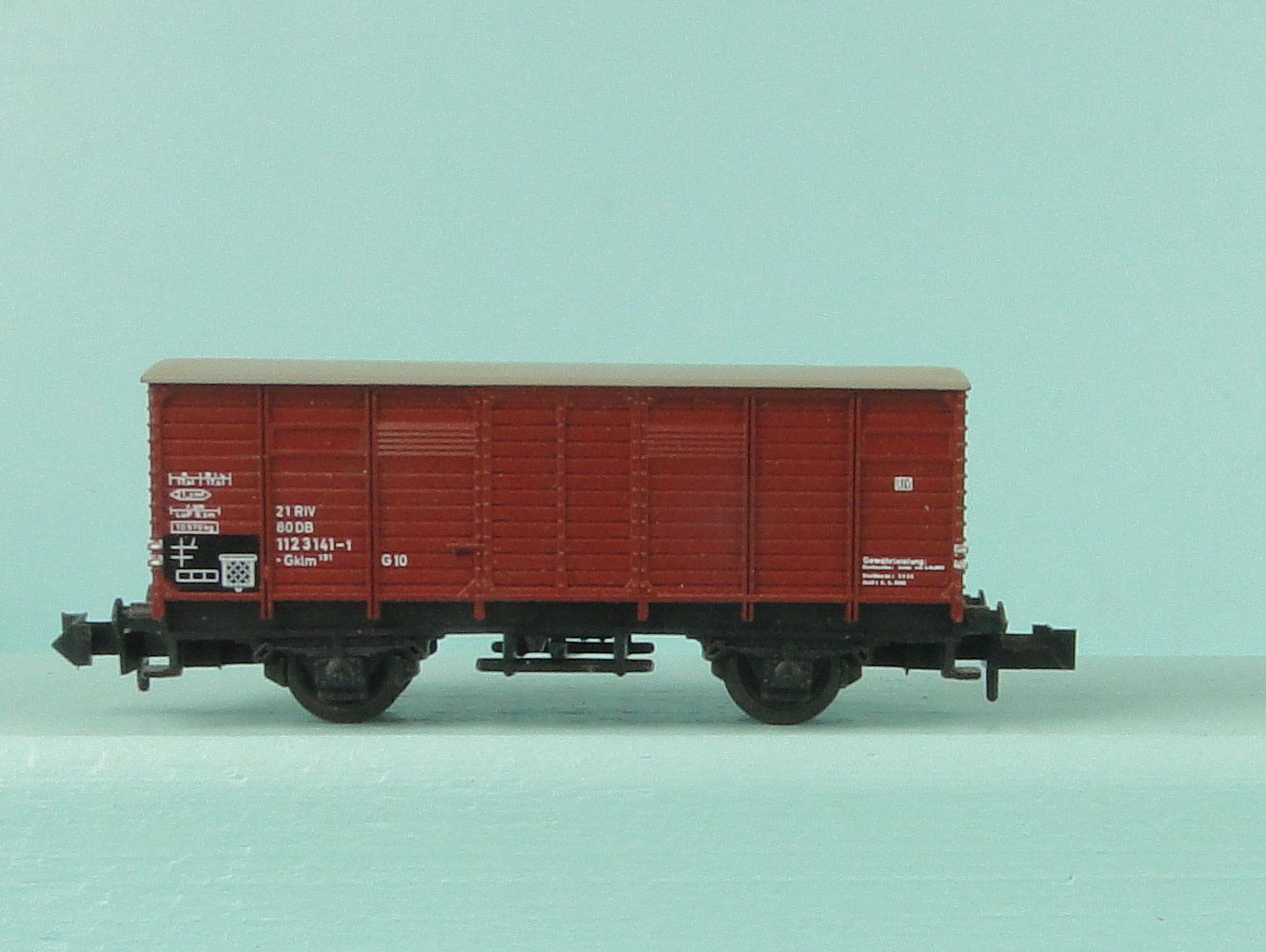 Trix Modellini di ferrovie: Minitrix Spur N 2 X DB Güterwagen – Usato da Bülach venduto da cann11 2