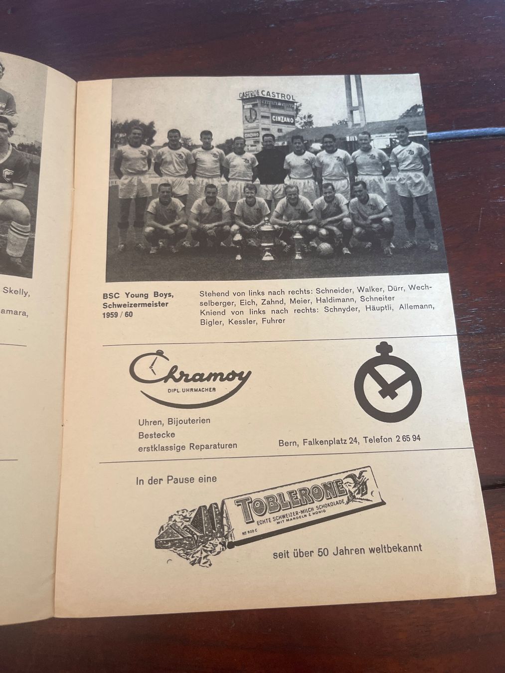 Zeitschriften & Magazine: BSC Young Boys YB Vintage Matchprogramm Limerick 1960 – Gebraucht aus Wallisellen von theadicts77 1