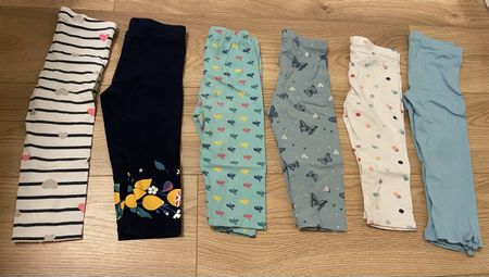 Leggins 110/116 3/4 Mädchen