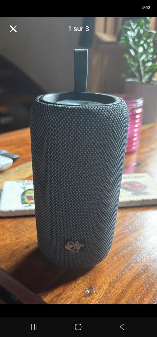 Haut-parleurs: Enceinte Bluetooth portable grise jamais  utilisée  – Neuf (Voir description) à Monthey par Chez-Dani-81 1