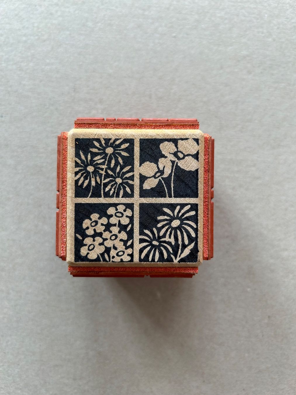 Timbri: Motivstempel Blumen 4er – Usato da Neu St.Johann venduto da har_f865