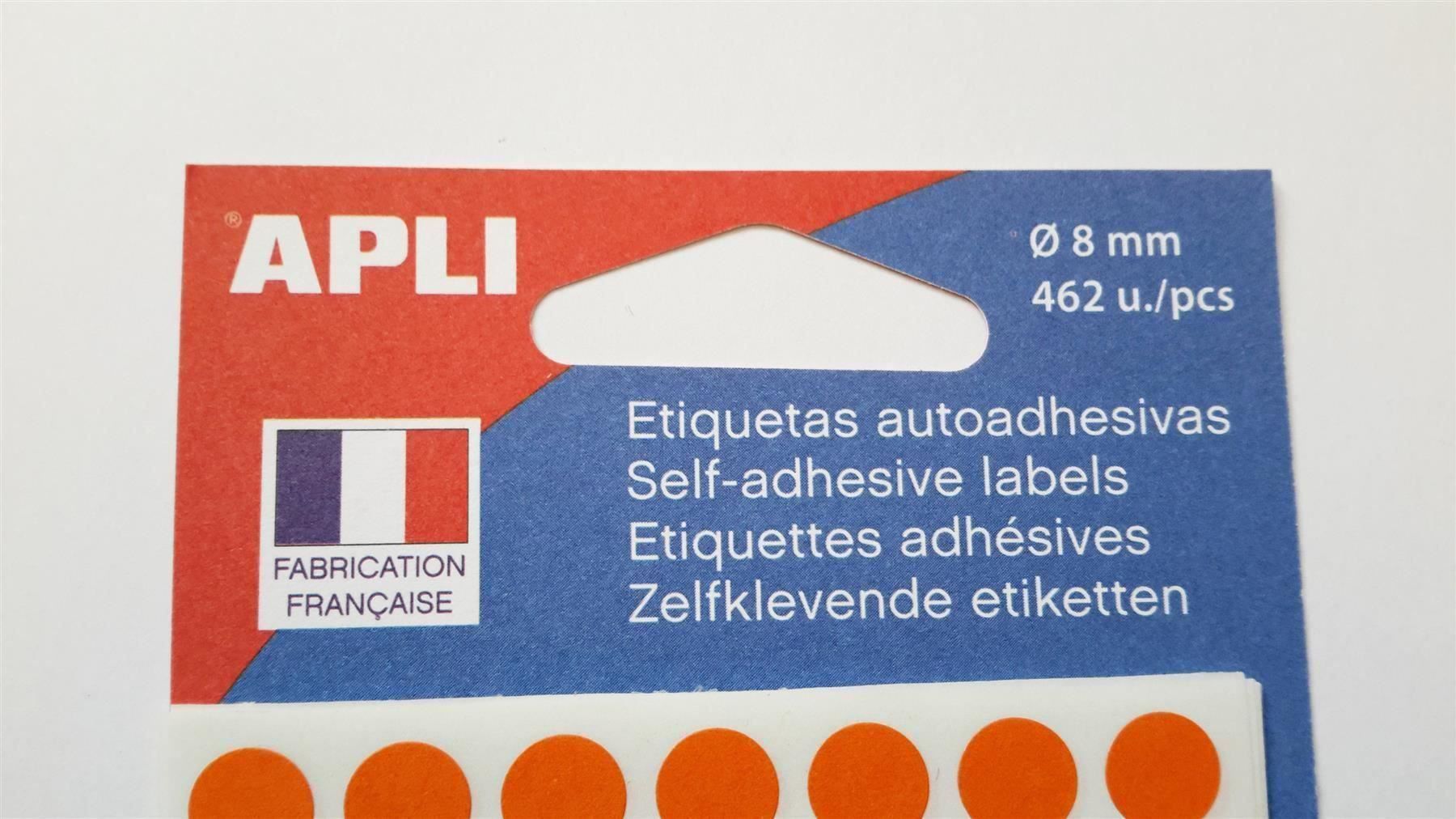 Sticker: Markierungspunkte, orange, 8mm, 462 St. – Nuovo e nell'imballaggio originale da St. Gallen venduto da cointec 2