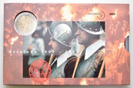 Schweiz. 2002. Münzsatz Swissmint. Escalade Genève - stgl