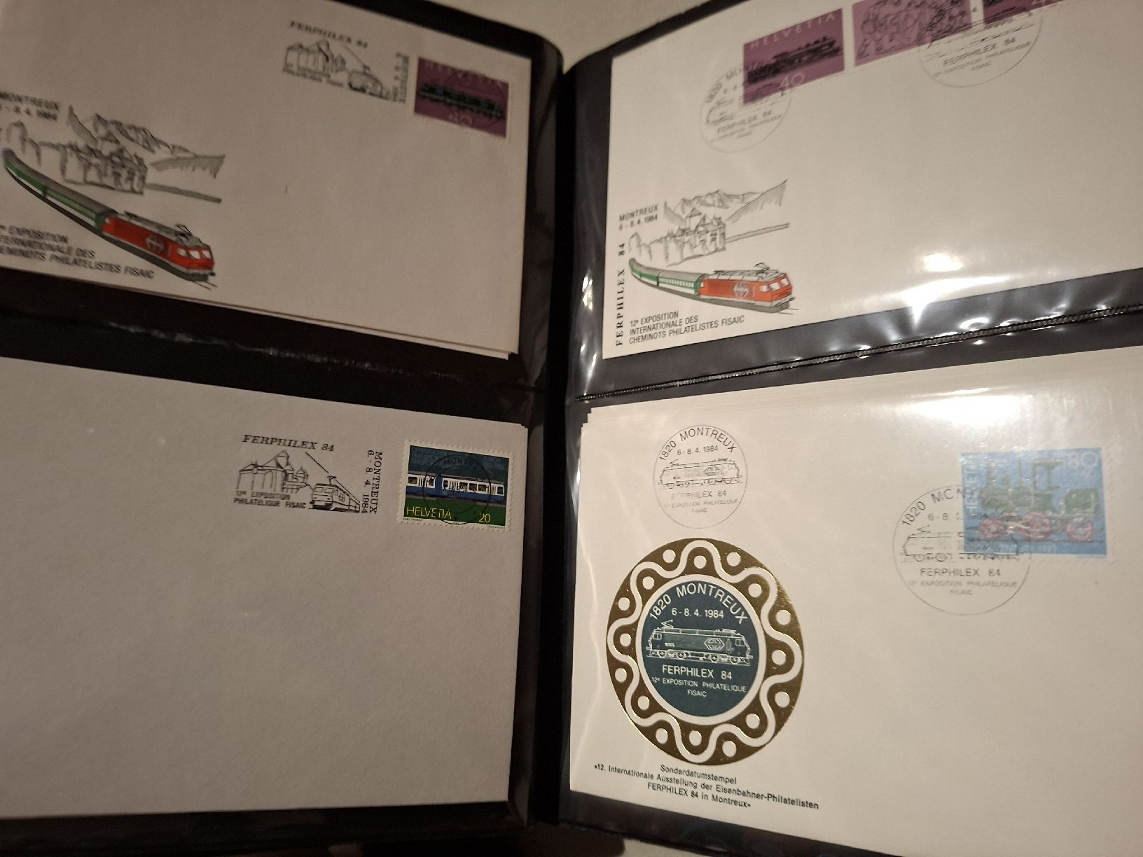Alle Briefmarken: Dickes Album Bahnbelege  – Gebraucht aus Balgach von SIMEON27 5