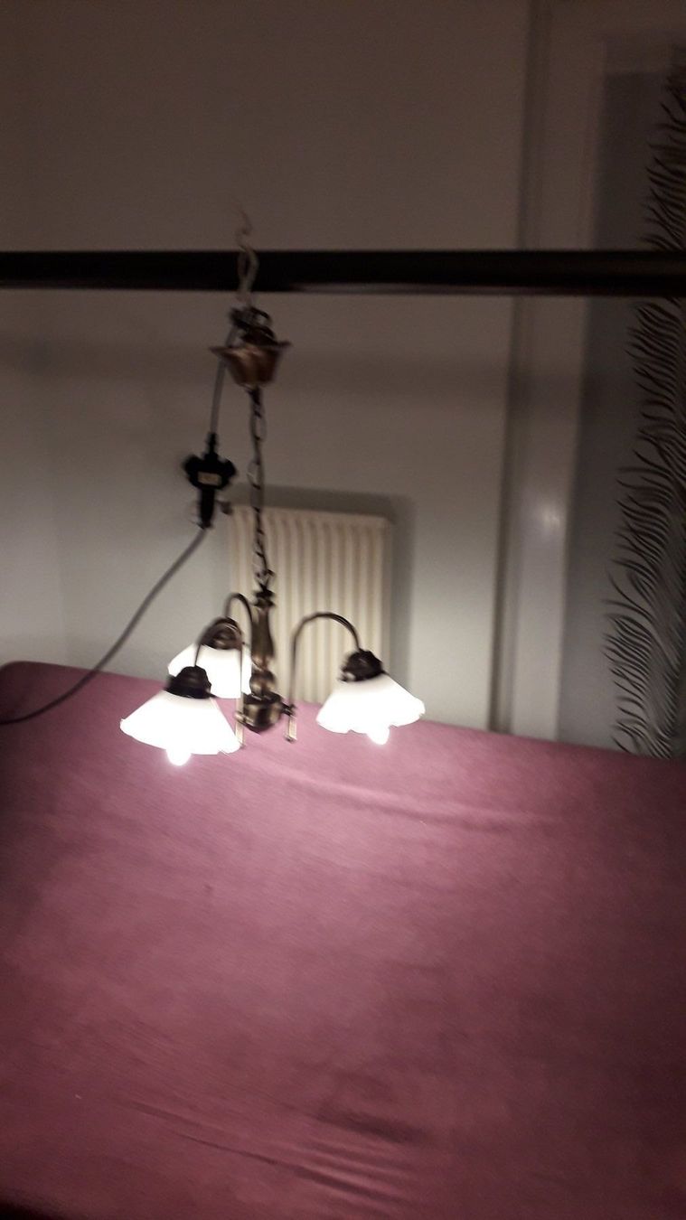 Kronleuchter & Deckenlampen: Jugenstil-Decken-Lampe mit neuw. Stromkabel – Gebraucht aus Däniken SO von Sparfuchs0815