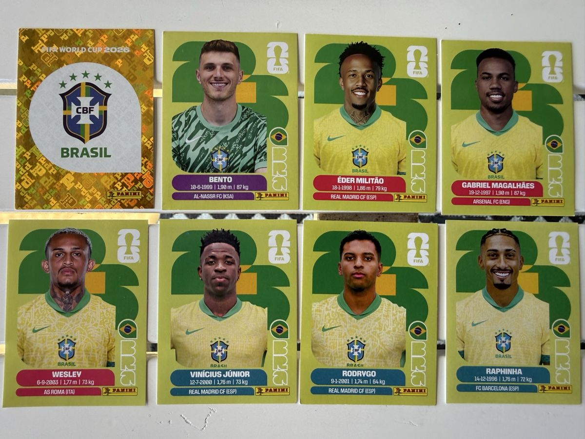 Panini Carte collezionabili: Panini WM 2026 Brasilien – Nuovo (secondo la descrizione) da Birsfelden venduto da cool_beats