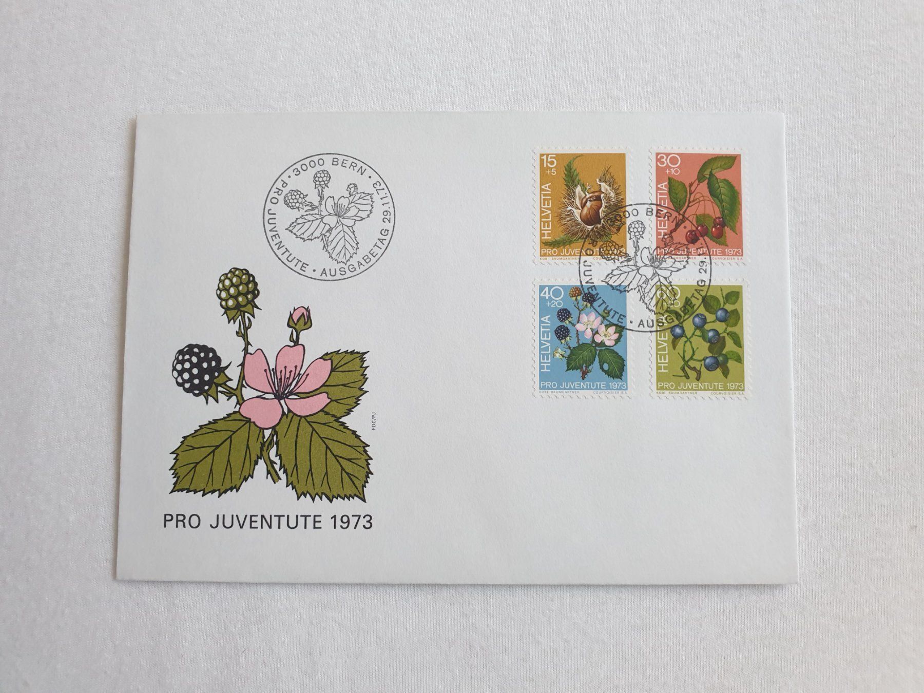 Tutti i francobolli: (20) Pro Juventute 1973 mit ET Stempel – Usato da Schwarzhäusern venduto da Inot3