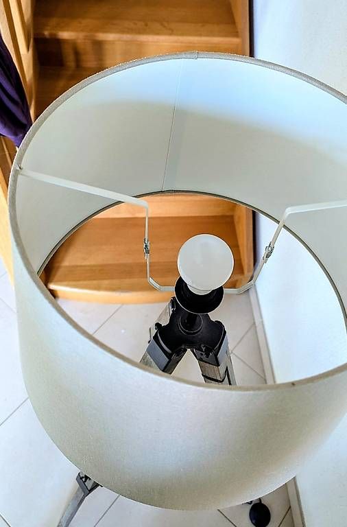 Lampade: Lampe trépied avec abat jour – Usato da Provence venduto da tokoclo 4