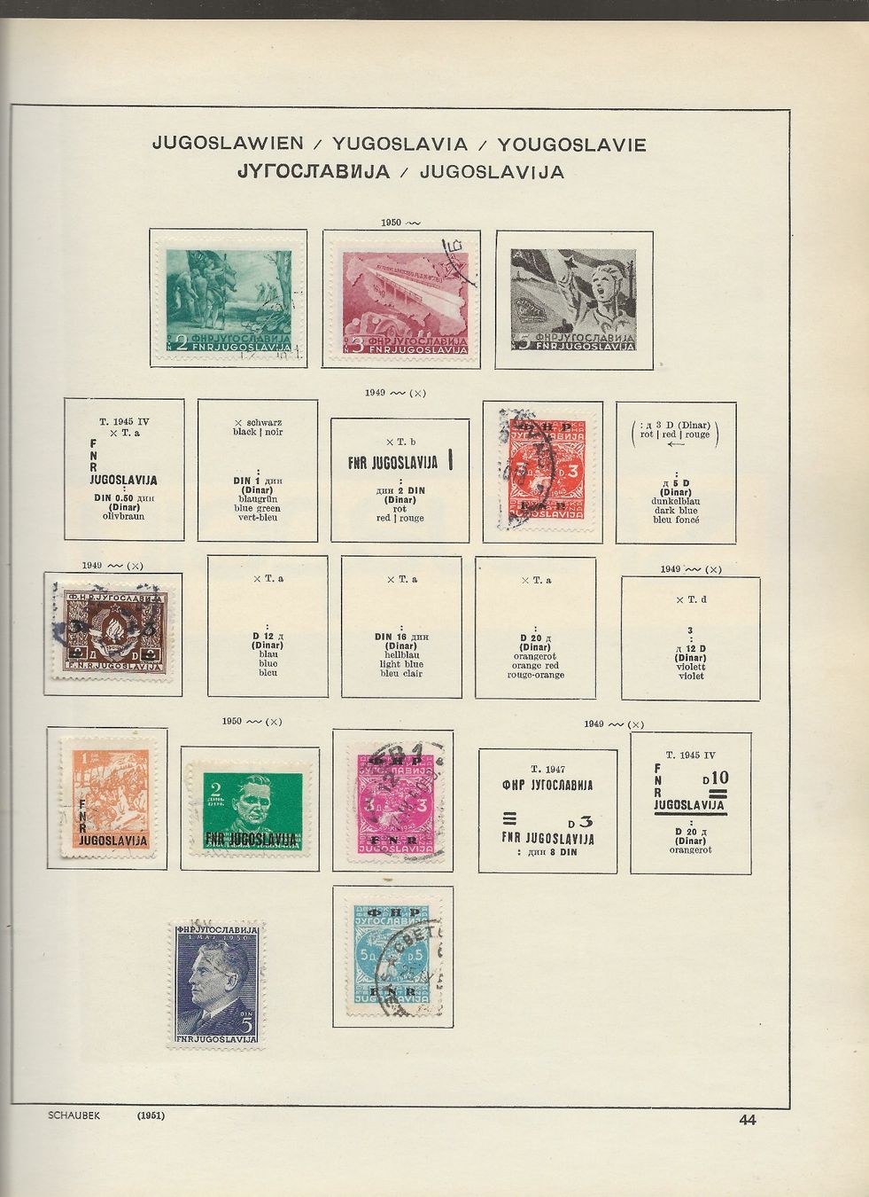 Tous les timbres: Marken Jugoslawien – D'occasion à Au ZH par xelagreb01 4