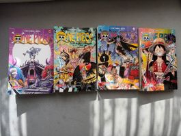 One Piece Manga Band 100 bis 103 Carlsen Verlag benutzt