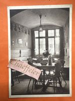 1931 Alte Postkarte Schloss Brandis, Fensternische