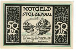 Notgeld "50 Pfennig. Stolzenau 1921"