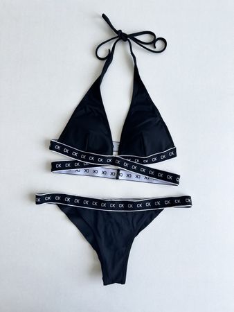 Calvin Klein Bikini Set Schwarz / Gr. S