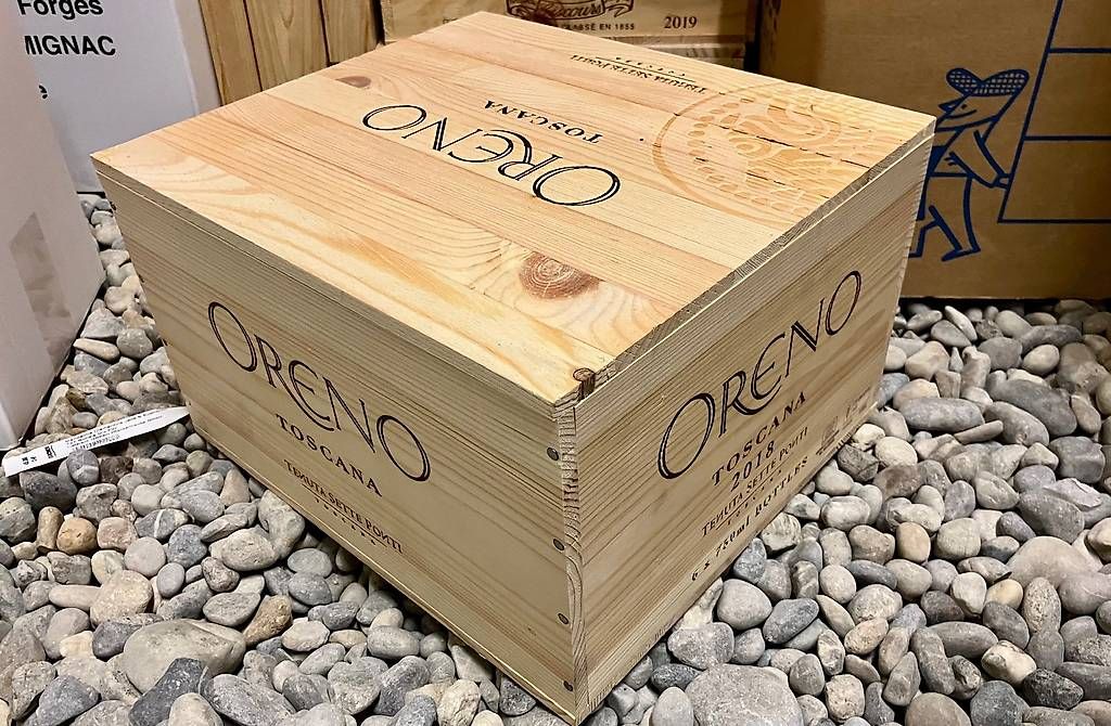 Vino: Oreno 2018 Tenuta Sete Ponti – Nuovo e nell'imballaggio originale da Bettwiesen venduto da LiquidDreams