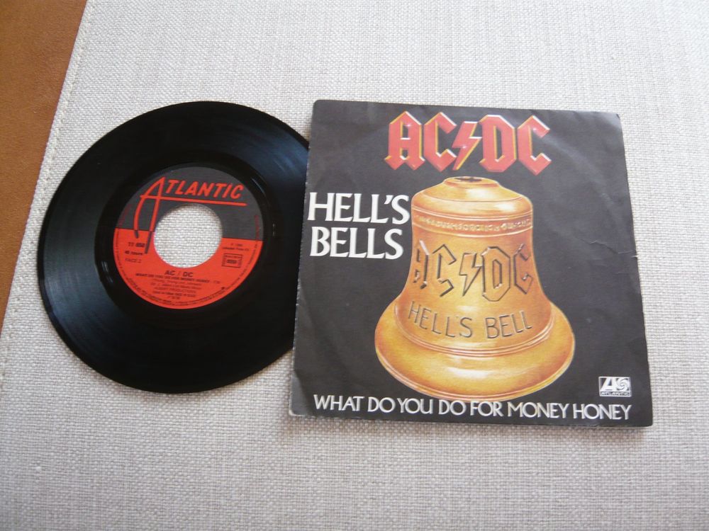AC DC SINGLE 45 T HELL'S BELLS | Kaufen auf Ricardo