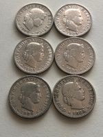 Lot mit 6 Stk. 20 Rp. 1884