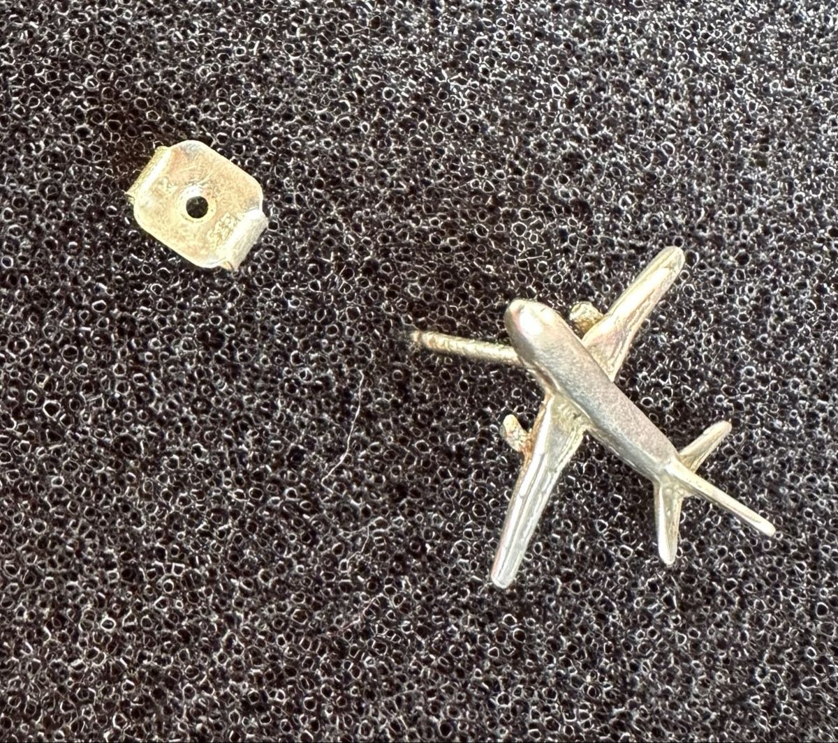 Orecchini pendenti & Orecchini a lobo: Flugzeug Ohrstecker Silber – Usato da Münsingen venduto da Innchen