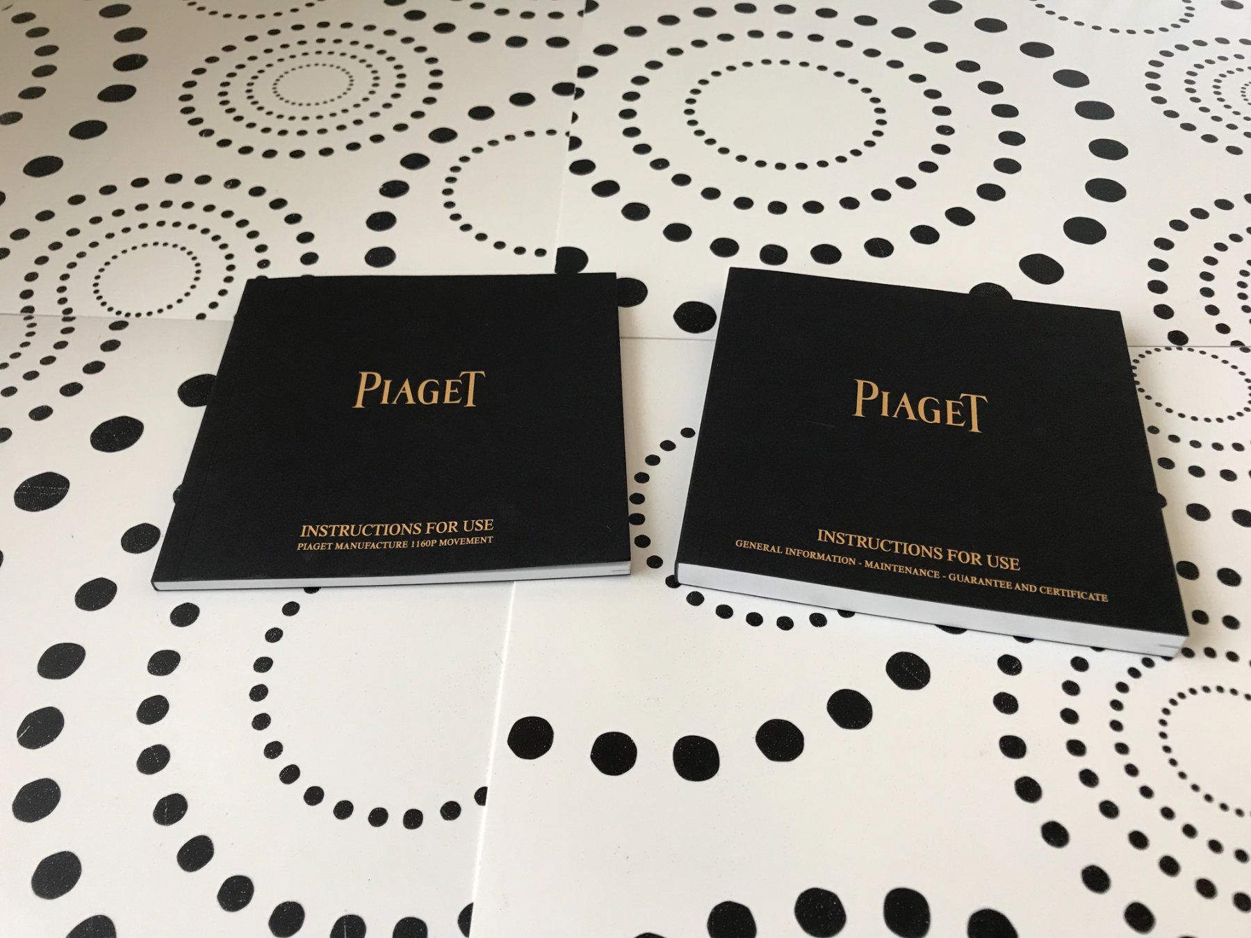 Documenti: PIAGET ORIG. 2x OPERATING INSTRUCTIONS FOR US WATCHES !!! – Nuovo (secondo la descrizione) da Epalinges venduto da dream-watch