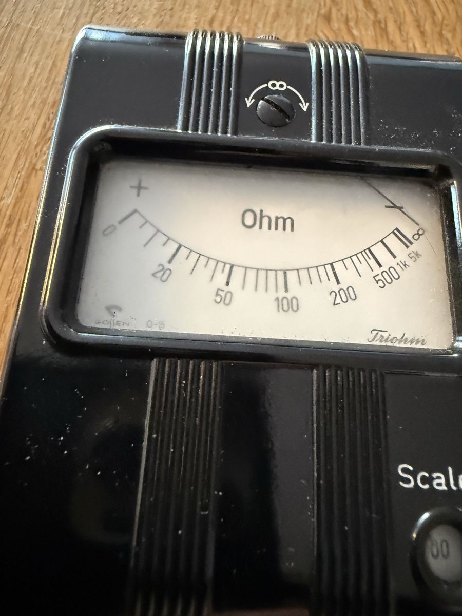 Mesurer: TRIOHM Ohmmeter analog Messgerät – D'occasion à Goldach par Messerguru 1