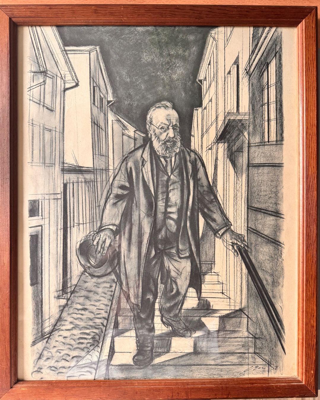 Grafica & Litografie: Gottfried Keller. Lithographie. Gerahmt – Usato da Hermetschwil-Staffeln venduto da Mobile2013 2