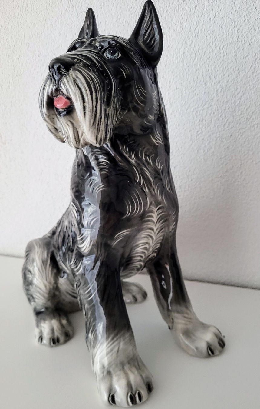 Tutte le decorazioni: Keramik-Figur, Hund. Riesenschnautzer – Usato da Kriens venduto da StudachKriens 3