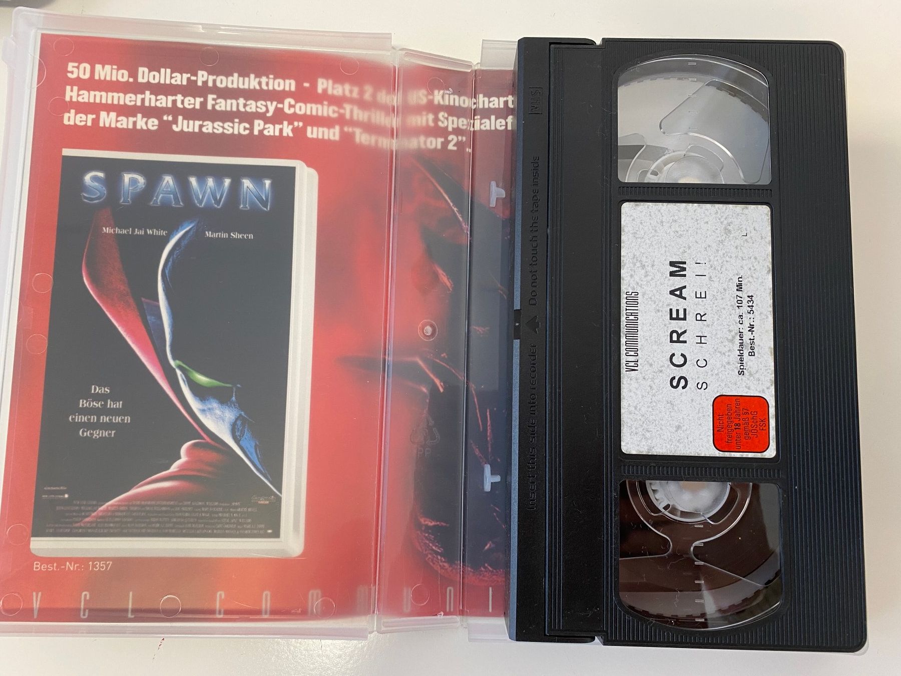 Tutti i VHS: Retro "Scream" VHS Videokassette – Usato da Niederhelfenschwil venduto da Chleeblatt1938 2
