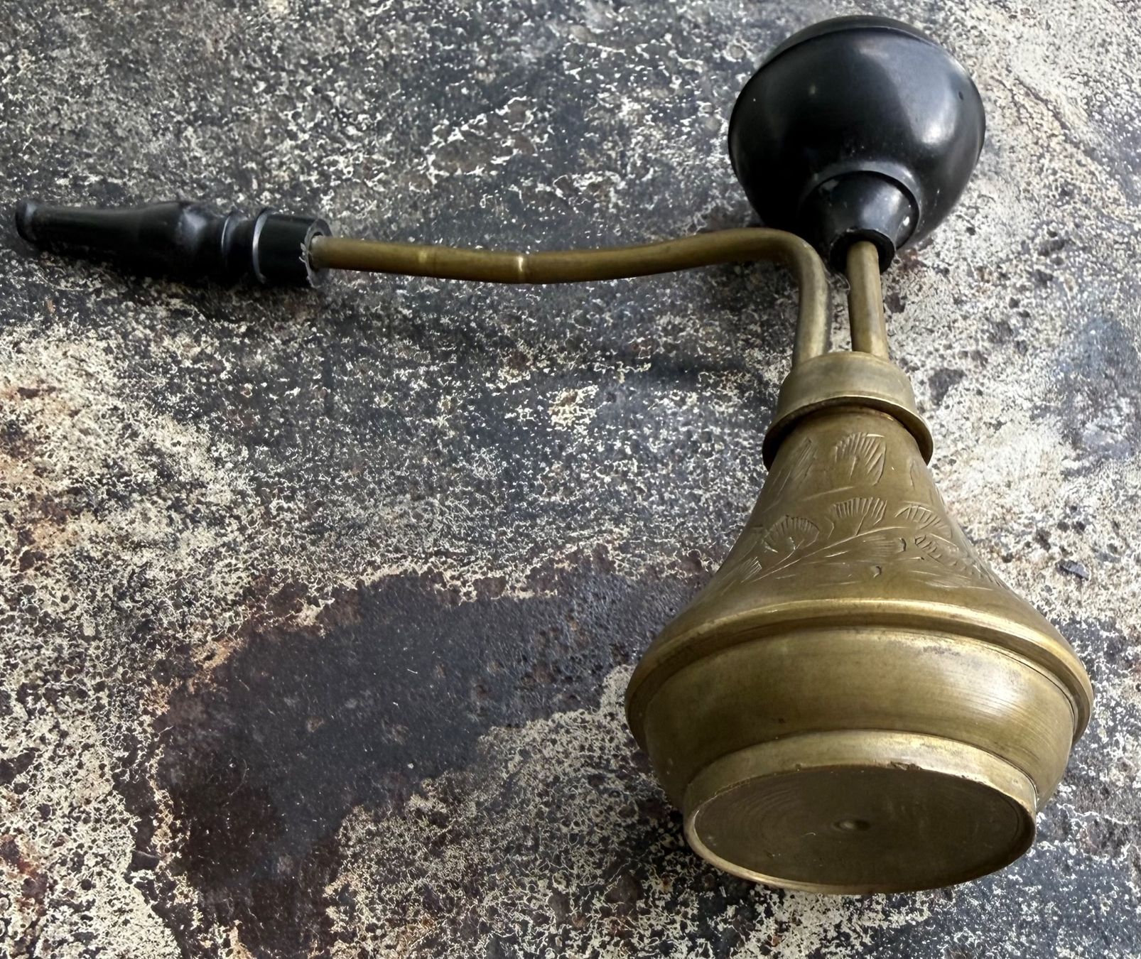 Pipe & Accessori: Opium Pfeife aus Messing mit Gravur – Usato da Gersau venduto da pandabear01 2