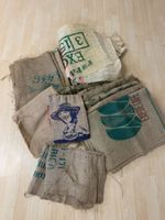 5,5 Kilo Jute Stoffe / Stoffreste / Stoffpaket / Kaffeesäcke
