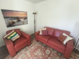 Gepade Ledersofa inkl. Sessel