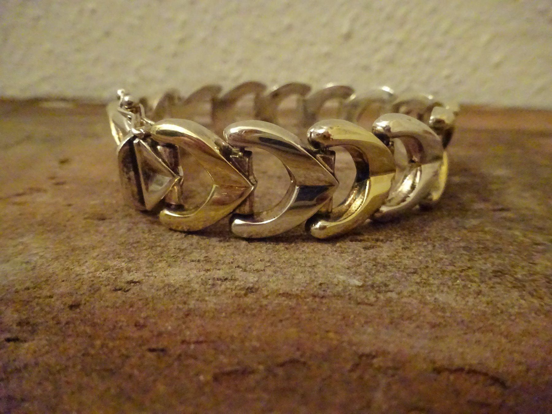 Bracciali & Braccialetti: Armband Bicolor / 800 Silber – Usato da Esslingen venduto da FetteSchnecke 2