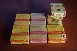 8x Kodachrome 40 (Typ A) Super-8-Film-Kassetten