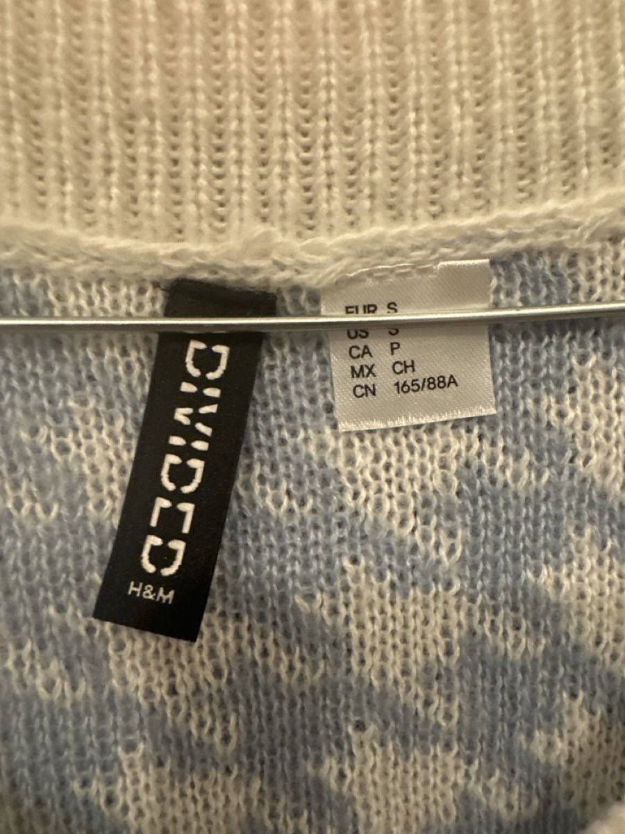 H&M Maglioni & Felpe: Pullunder Divided H&M hellblau weiss Grösse S neuwertig – Nuovo (secondo la descrizione) da Reinach BL venduto da wen_7bl7 1