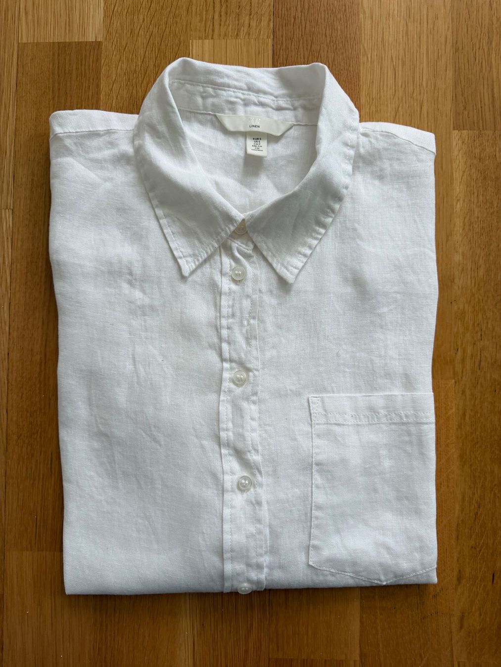 H&M Camicette: H&M Leinenhemd, weiss, Grösse S – Usato da Bern venduto da sar_56rd