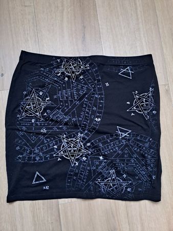 Alchemy England Rockabilly Minirock, Grösse XXL, Schwarz!