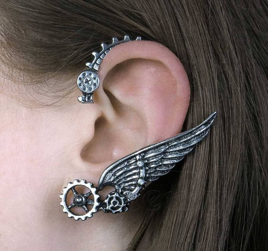 Ohrringe & -stecker: Alchemy: Ohrklammer "Icarus" Steampunk – Neu und originalverpackt aus Roggwil TG von Chevalier_69 4