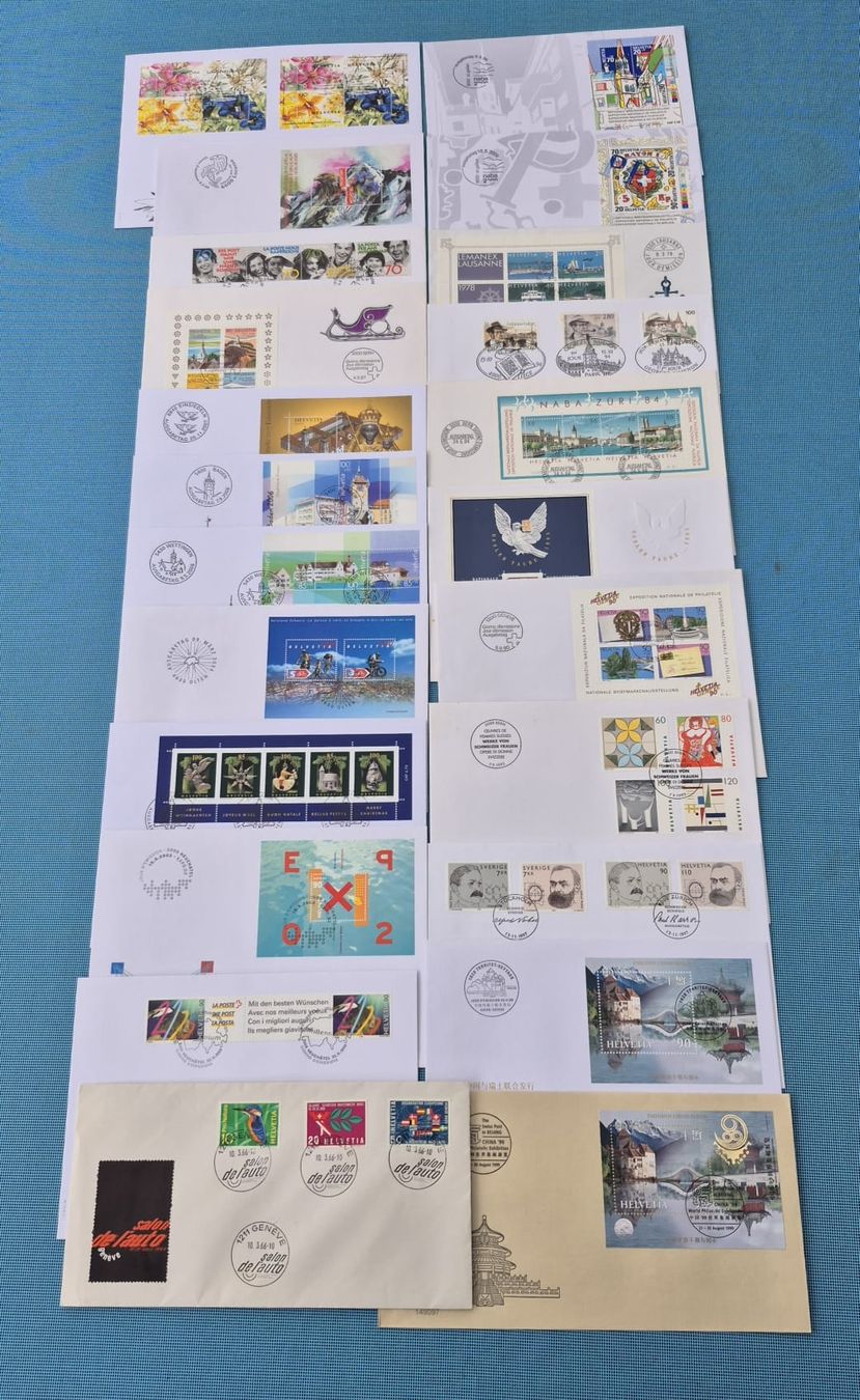 Tous les timbres: Briefmarken Ersttagsbriefe Sammlung – D'occasion à Hünibach par rut_l6ht 1
