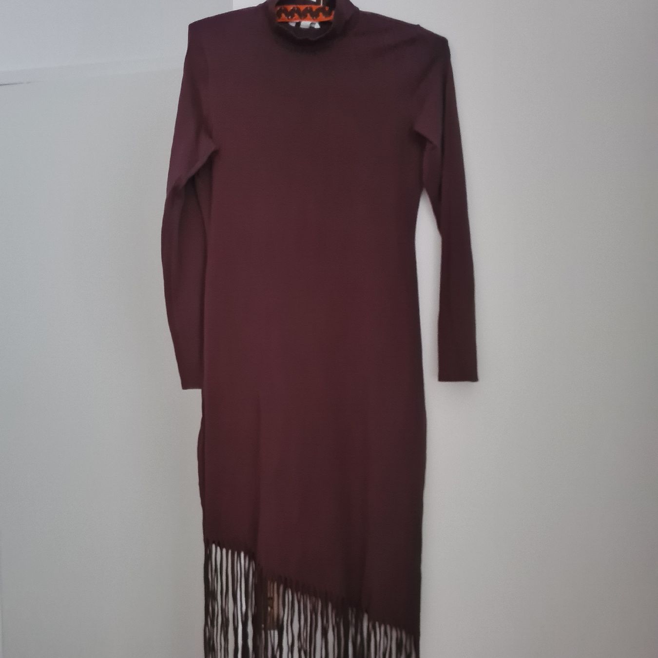 H&M Kleider: Damen Kleid Gr. M Weinrot – Gebraucht aus Steinen von turbogeiss99