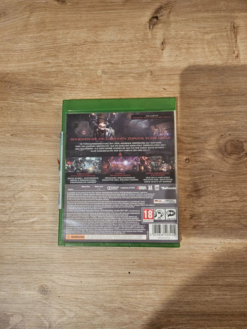 Jeux: Doom - Xbox One – D'occasion à Winterthur par wyland8 1
