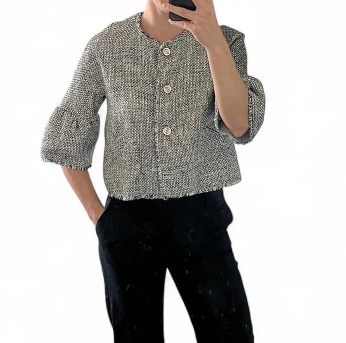 Giacche: Designer Tweed slight oversized jacket size S  – Nuovo (secondo la descrizione) da Zürich venduto da cel_cw9k 1